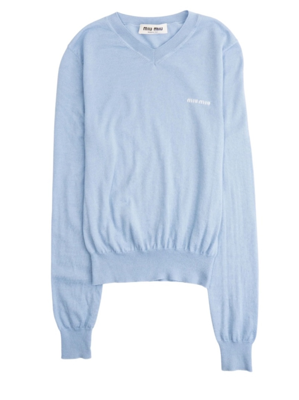 Miu Miu Cashmere Periwinkle Sweater